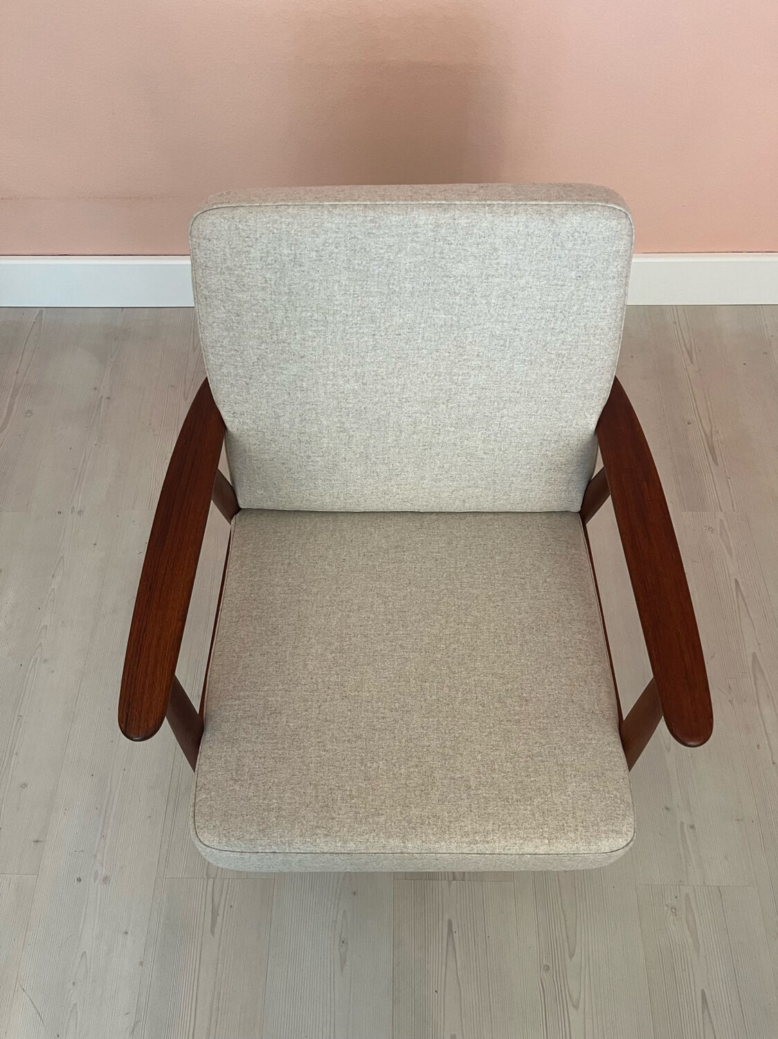 Danish midcentury teak easy chair by Getama