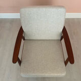 Danish midcentury teak easy chair by Getama