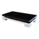 Grande table basse laquée noire et acier Nadine Charteret 1972