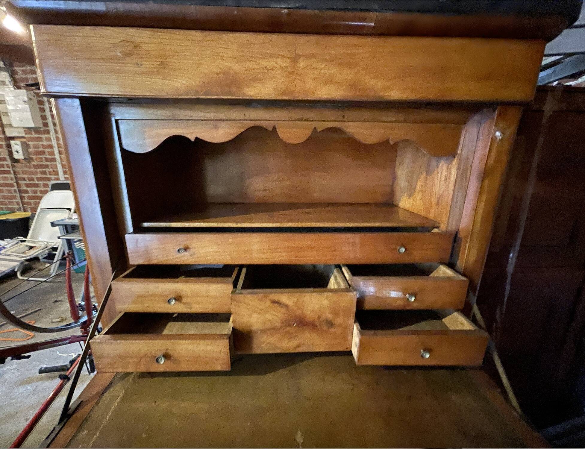 Secretary Louis Philippe mahogany
