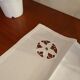 6 openwork napkins cotton mixed race 47 x 47 flower decoration