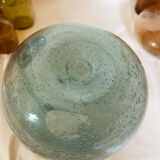 Bubbled glass decanter