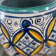 Vintage ceramic vase in ethnic style