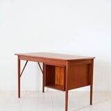 Scandinavian teak desk with three drawers, 1950s/60s