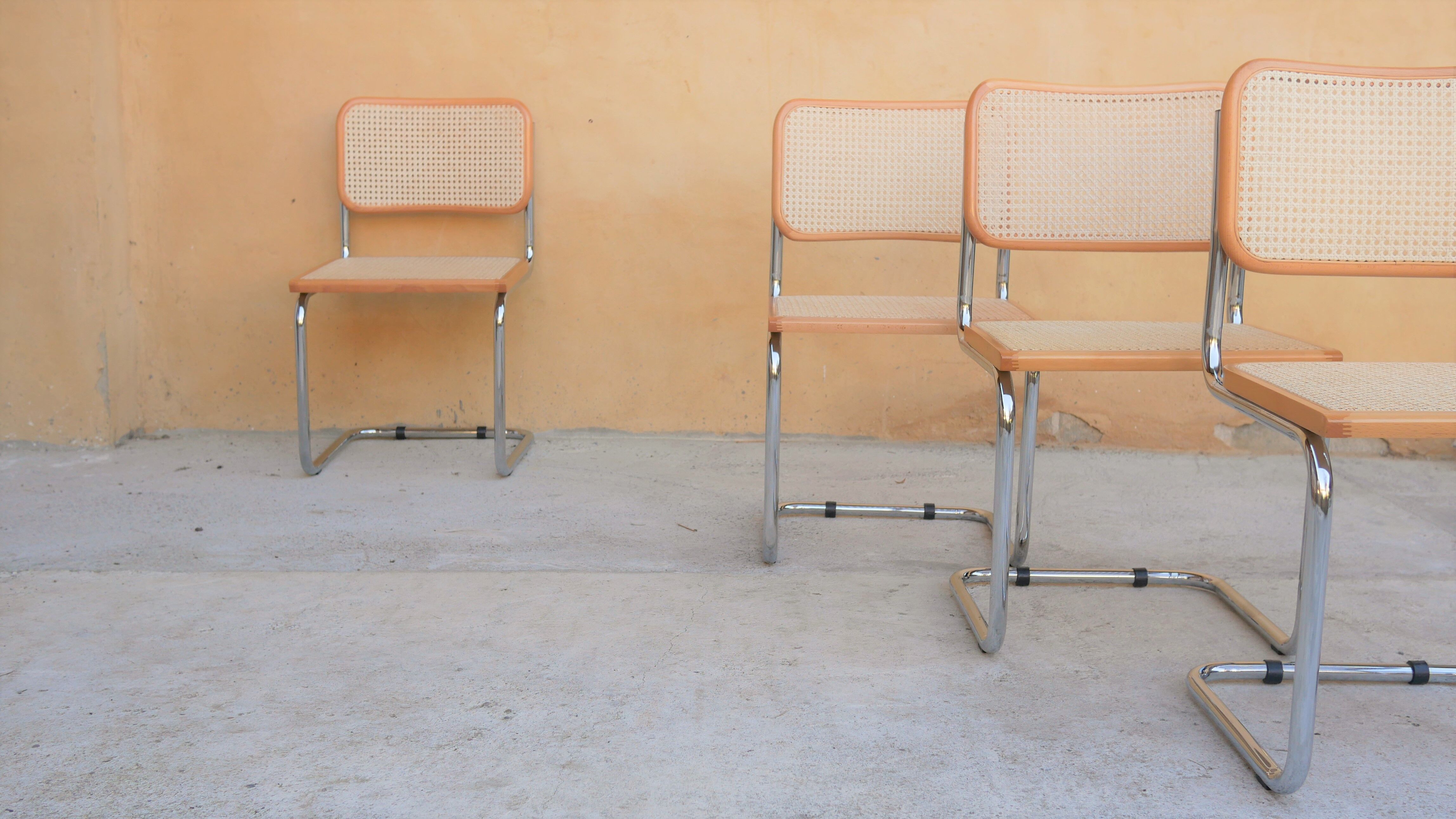 Chair B32 by Marcel Breuer, Made in Italy