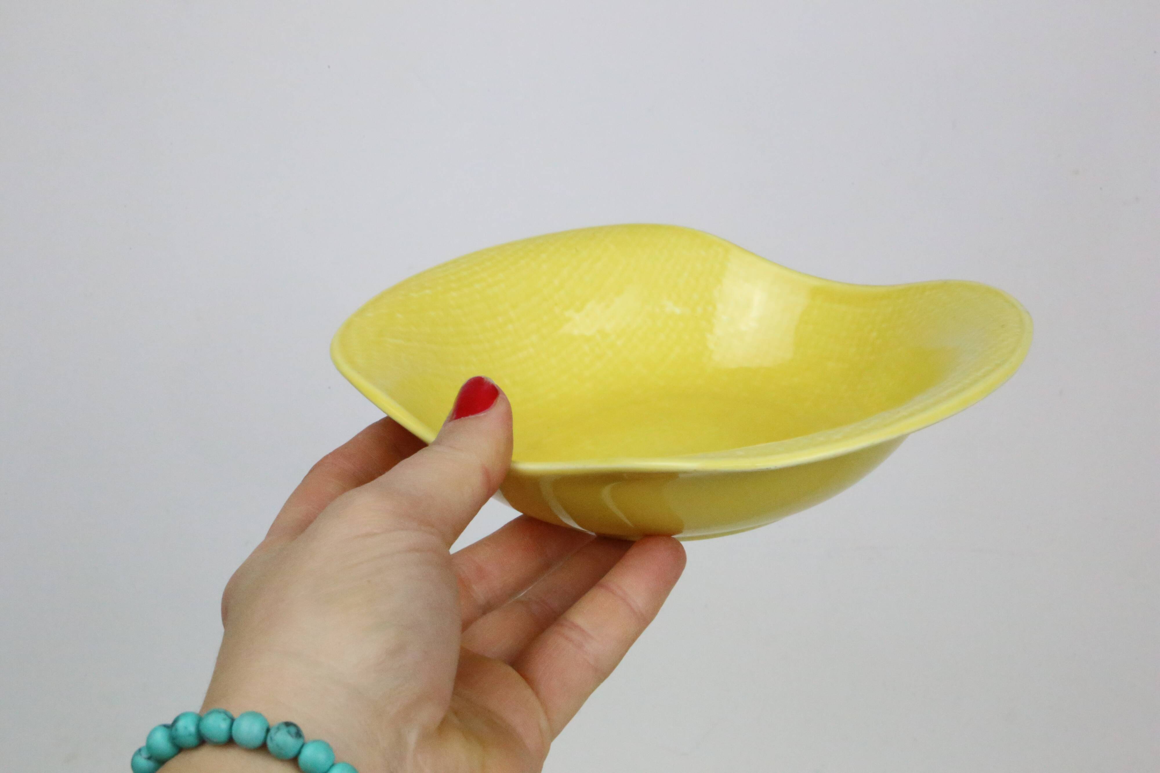 Salins ceramic bowl, 70', French manufacture