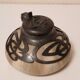 Inkwell old ceramic tin