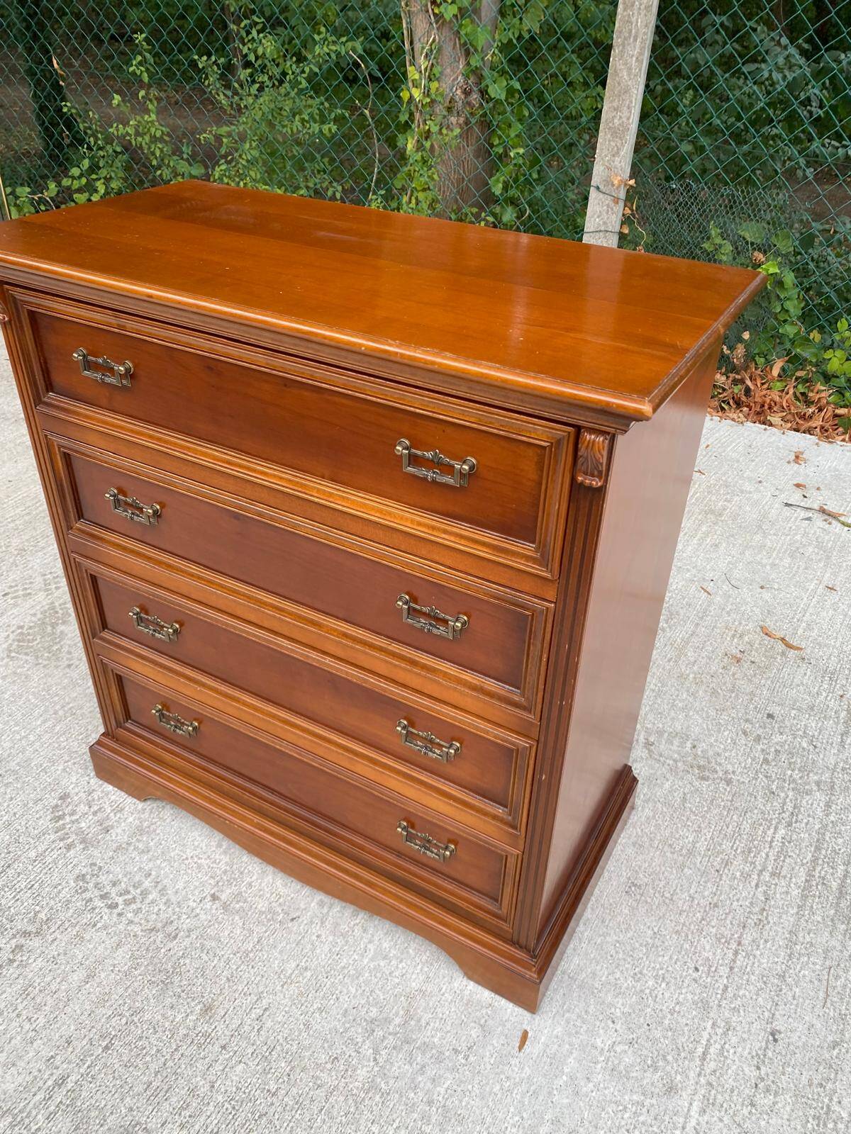 Commode 4 tiroirs style Louis-Philippe Idéal rangement ou projet relooking