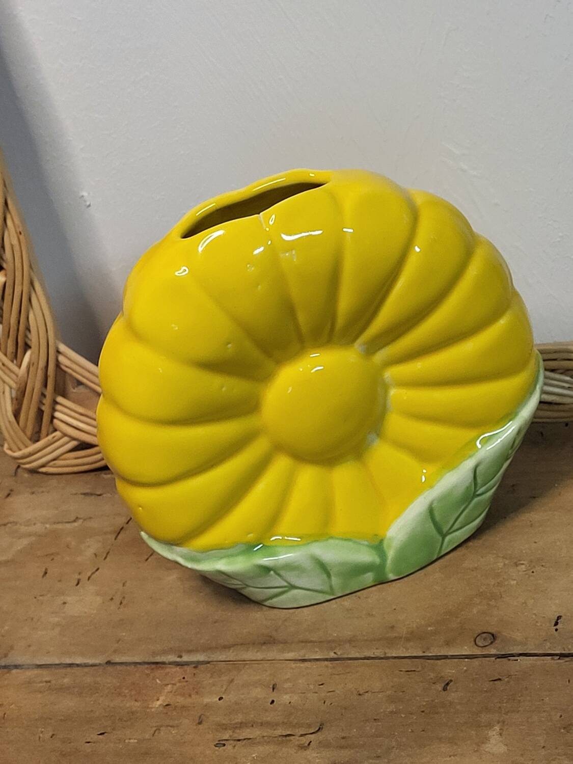 Sunflower vase