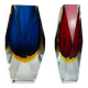 Pair of Sommerso Murano vases by Alessandro Mandruzzato