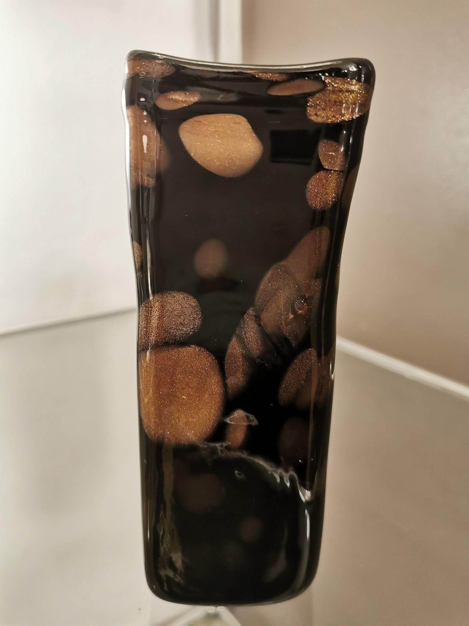 Murano blown glass vase, Italy, 1970s/80s