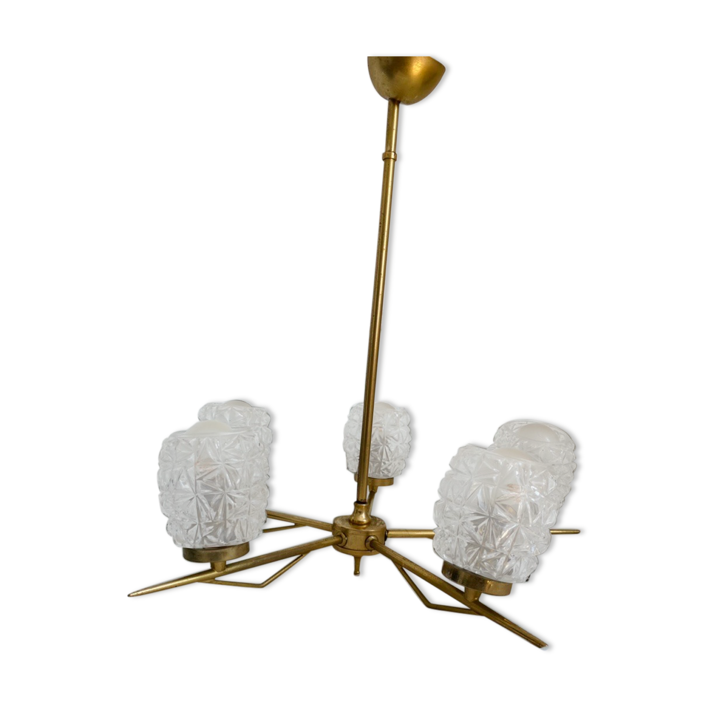 Lustre vintage à 5 feux