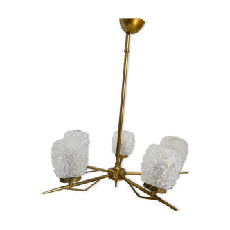Vintage chandelier with 5 lights