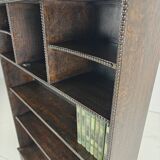 20th century open bookcase with bead motif
