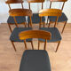 Set of 6 Scandinavian teak chairs – 1960s