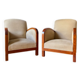 Paire de fauteuils club