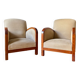 Paire de fauteuils club