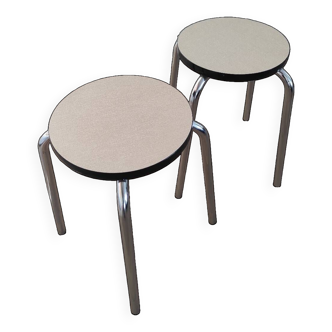 Pair of stools, 60's