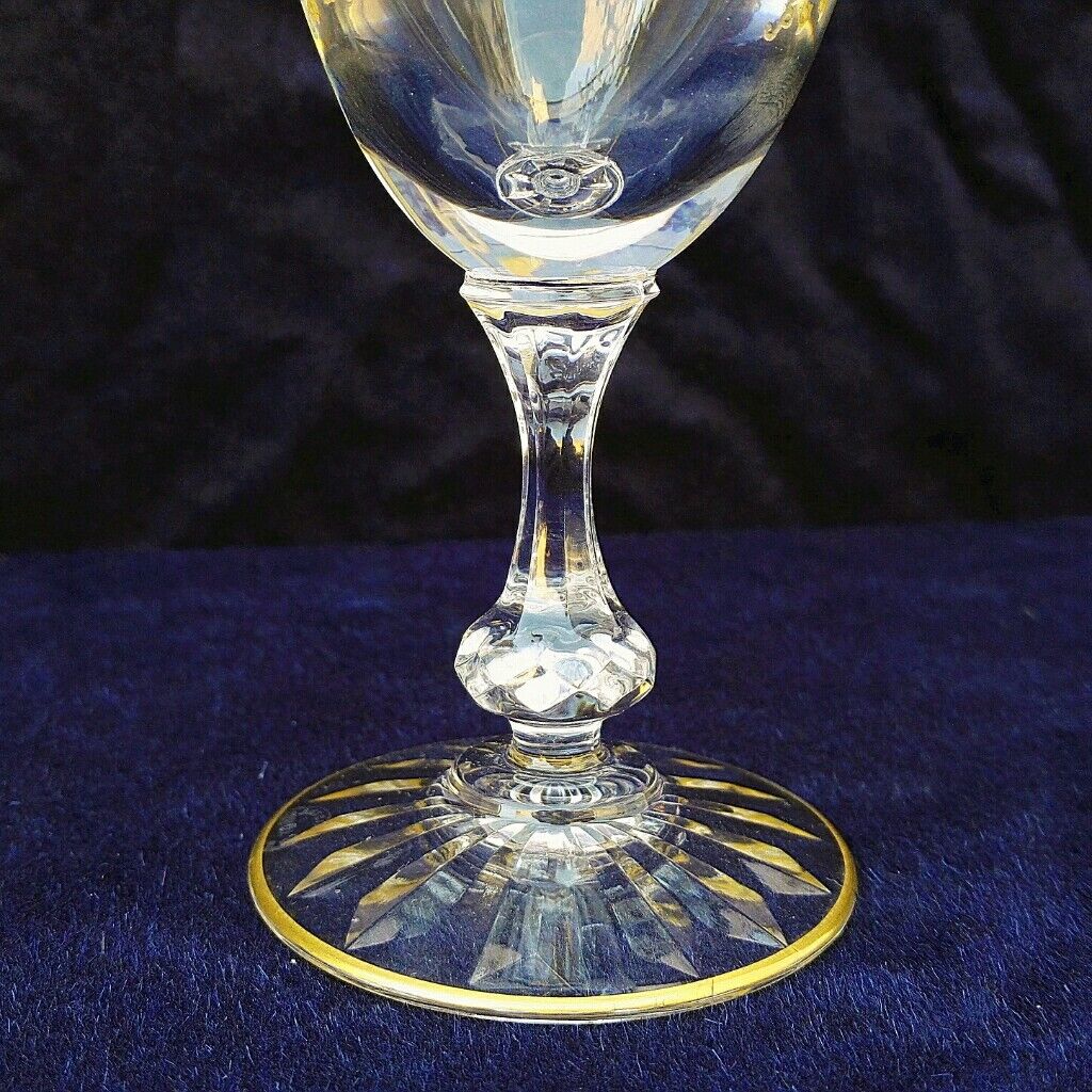 Crystal glass Saint Louis model Massenet gold N°2