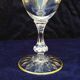 Crystal glass Saint Louis model Massenet gold N°2