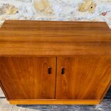 Low teak storage cabinet 60s