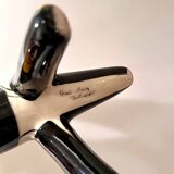 vase tripode vintage signé Vallauris