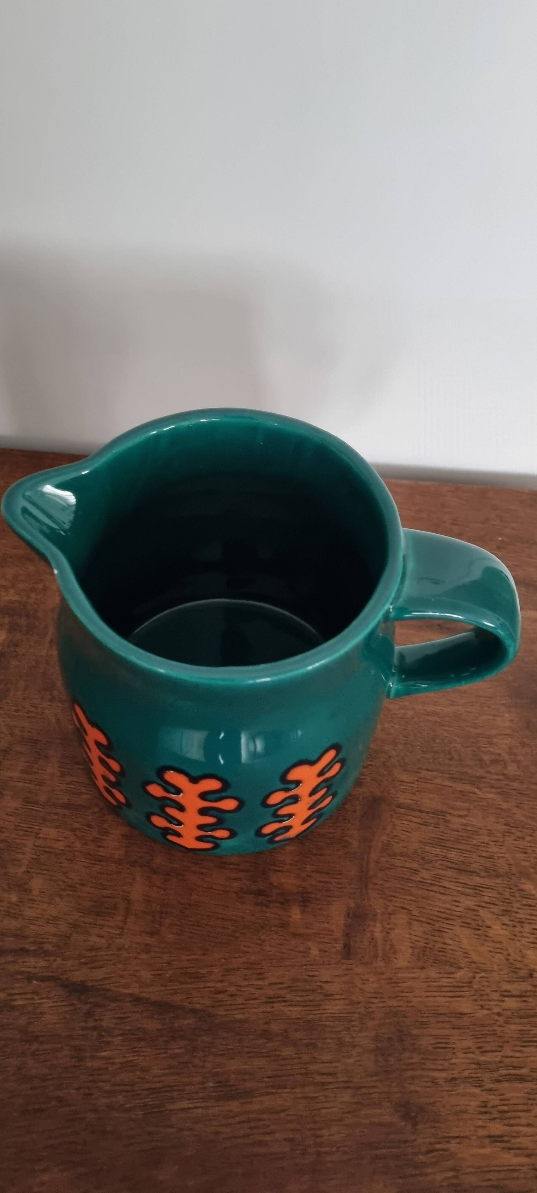 Vintage ceramic pitcher