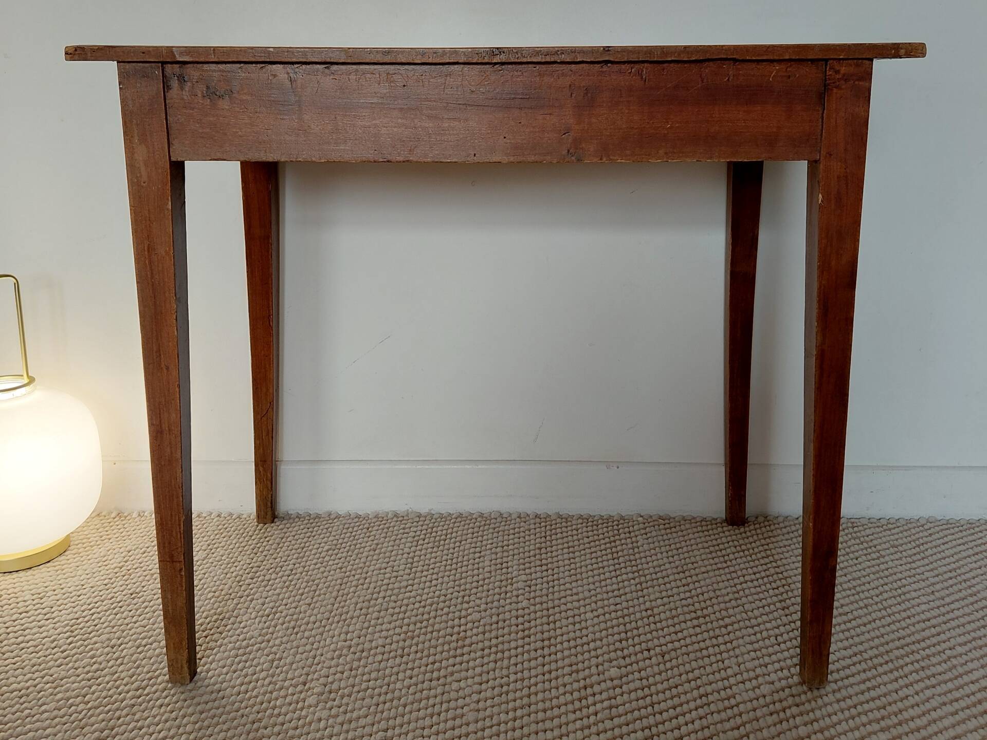 Compact desk in vintage cherry wood