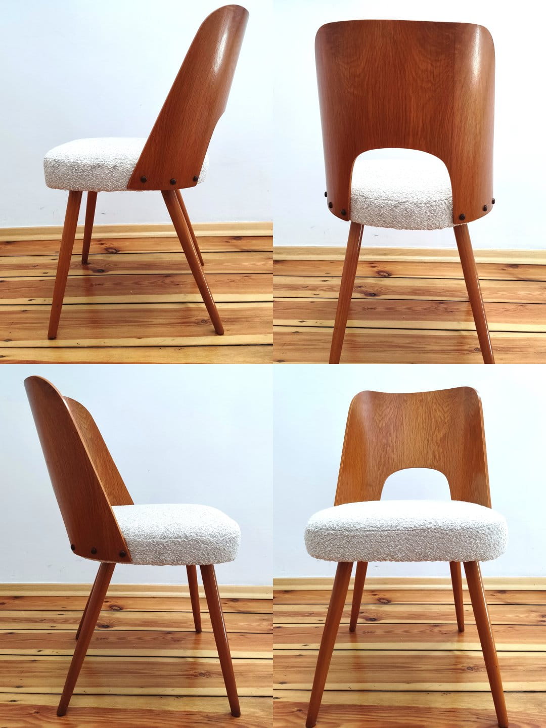 Set of Four Chairs by O. Haerdtl for TON, Czechoslovakia, 1960s