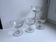 Set of 4 glasses / liquor cups in molded glass 20s