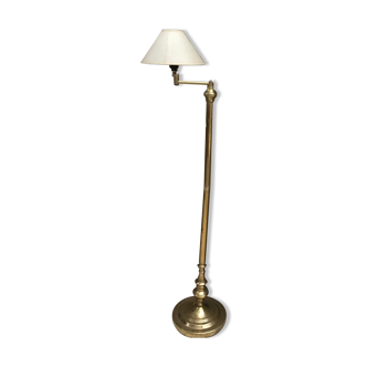 Brass floor lamp