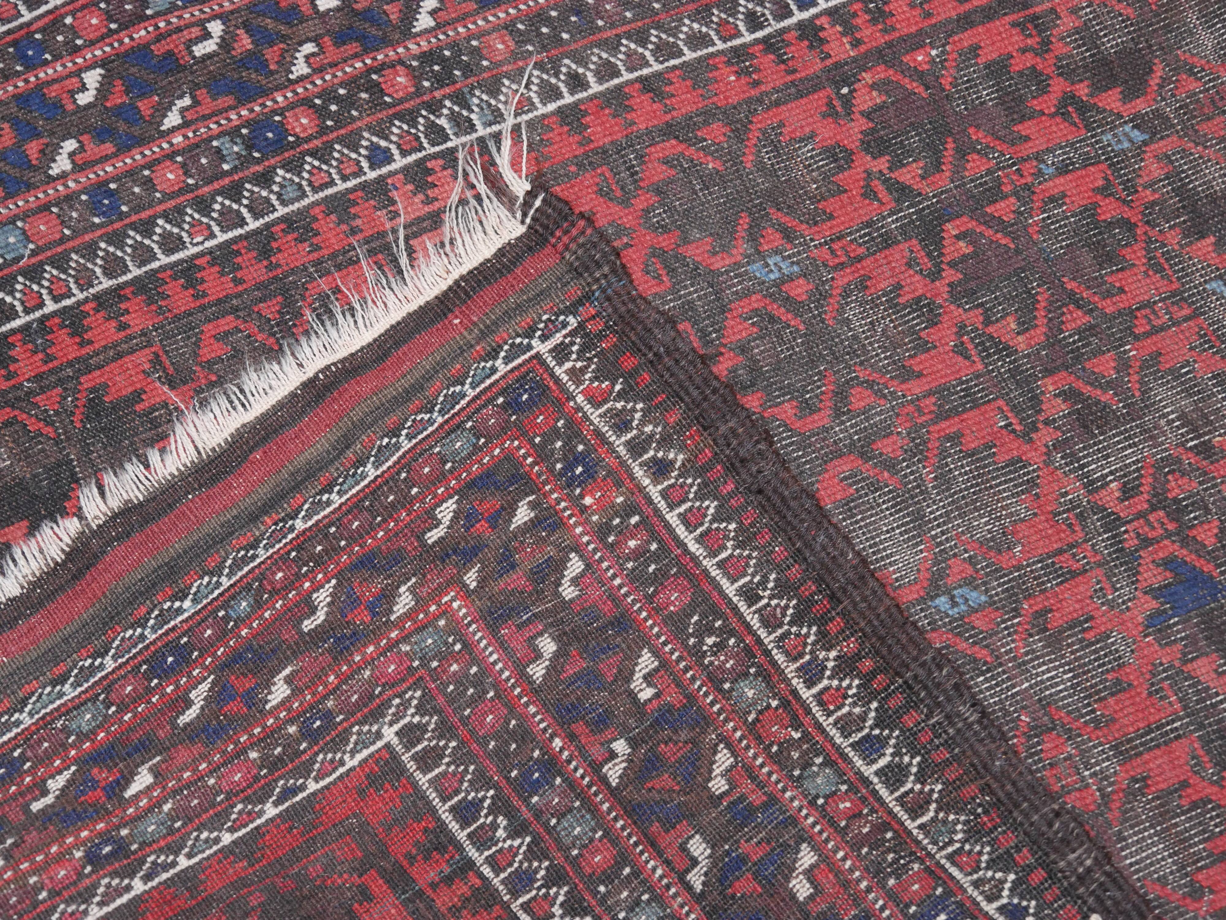 Oriental carpet handmade Persian Belouch