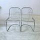 4 chrome chairs