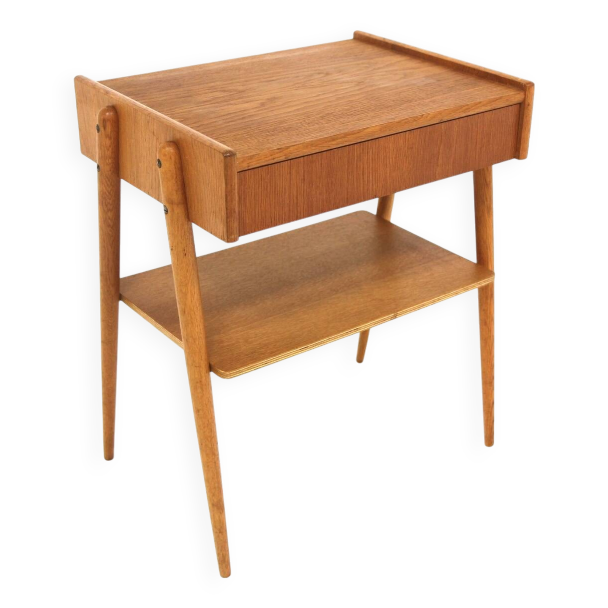 Scandinavian teak bedside table, AB Carlströms, Sweden, 1960