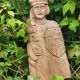Wooden religious statuette