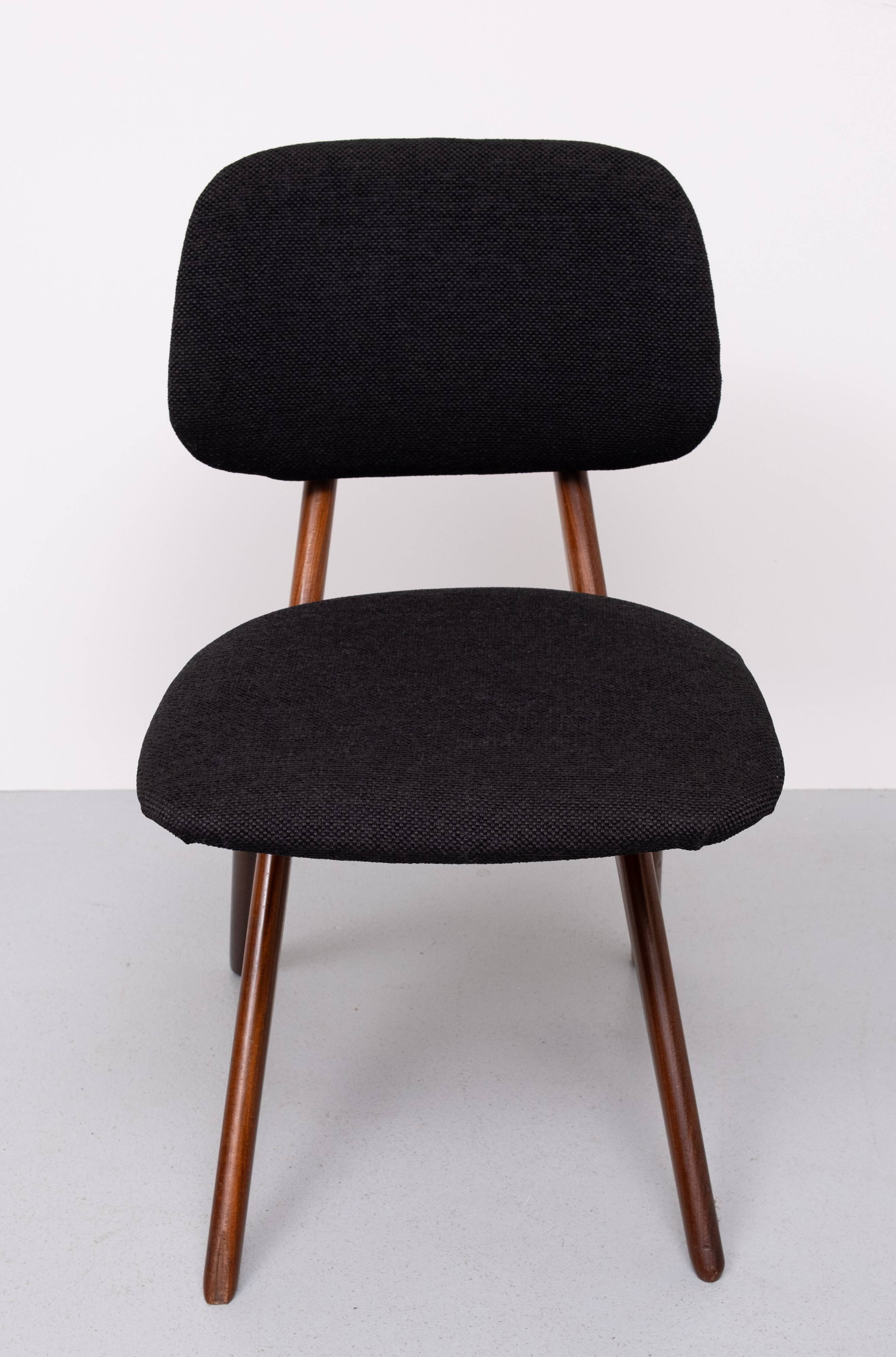 Dutch Scissors Dining Chairs Louis by Van Teeffelen for Wébé, 1959, Set of 8