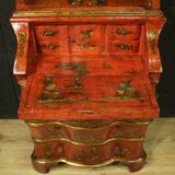 Venetian Lacquered And Gilded Chinoiserie Trumeau From 20th Century