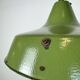 Industrial Italian Green Enamel Factory Pendant Lamp, 1960s