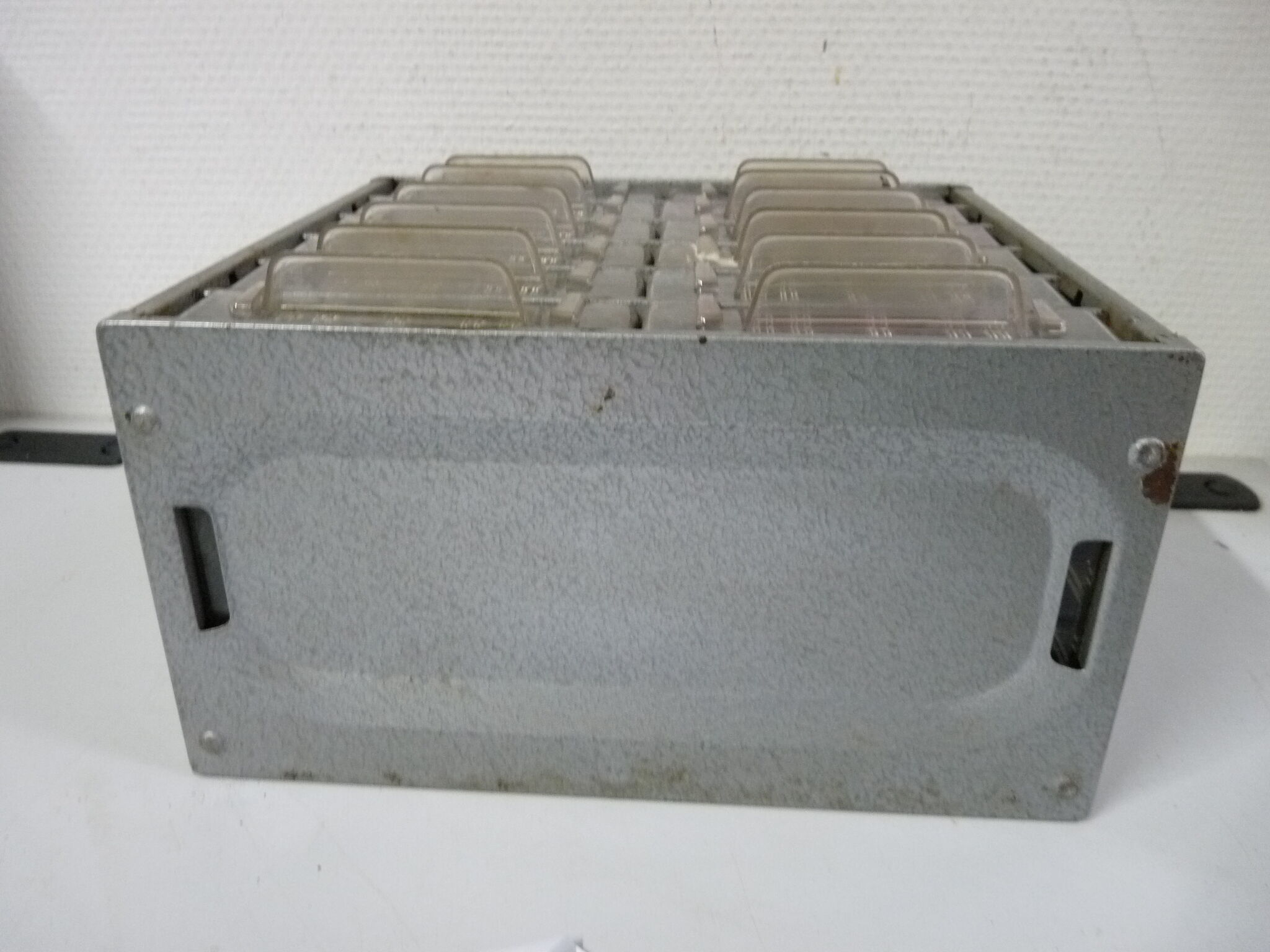 Storage locker with drawer for workshop