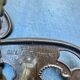 3 vintage Italian baroque brass coat hooks