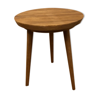 Tabouret tripode design en bois massif