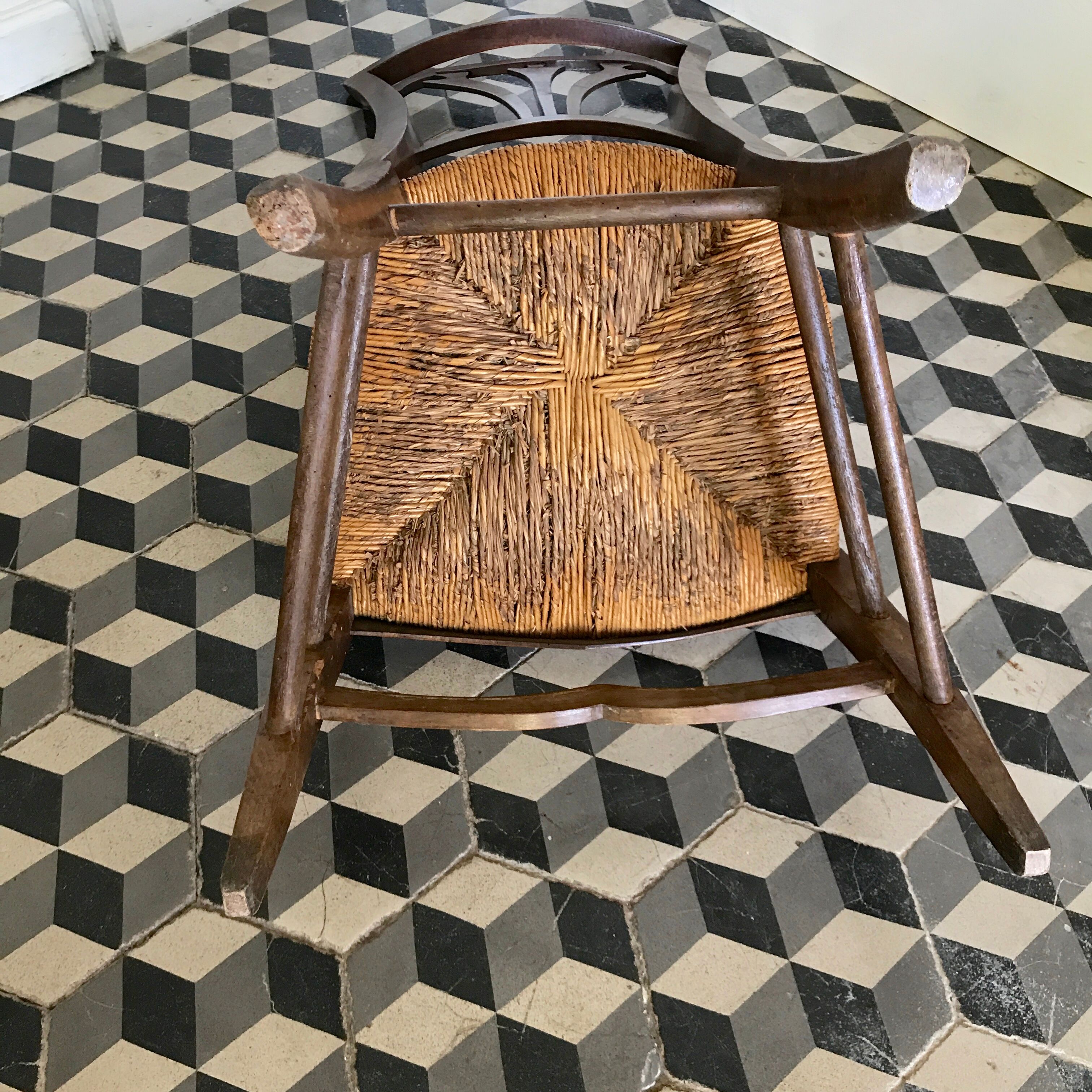 Chaise prie-dieu ancienne
