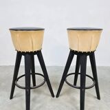 Vintage rockabilly bar stool 50s