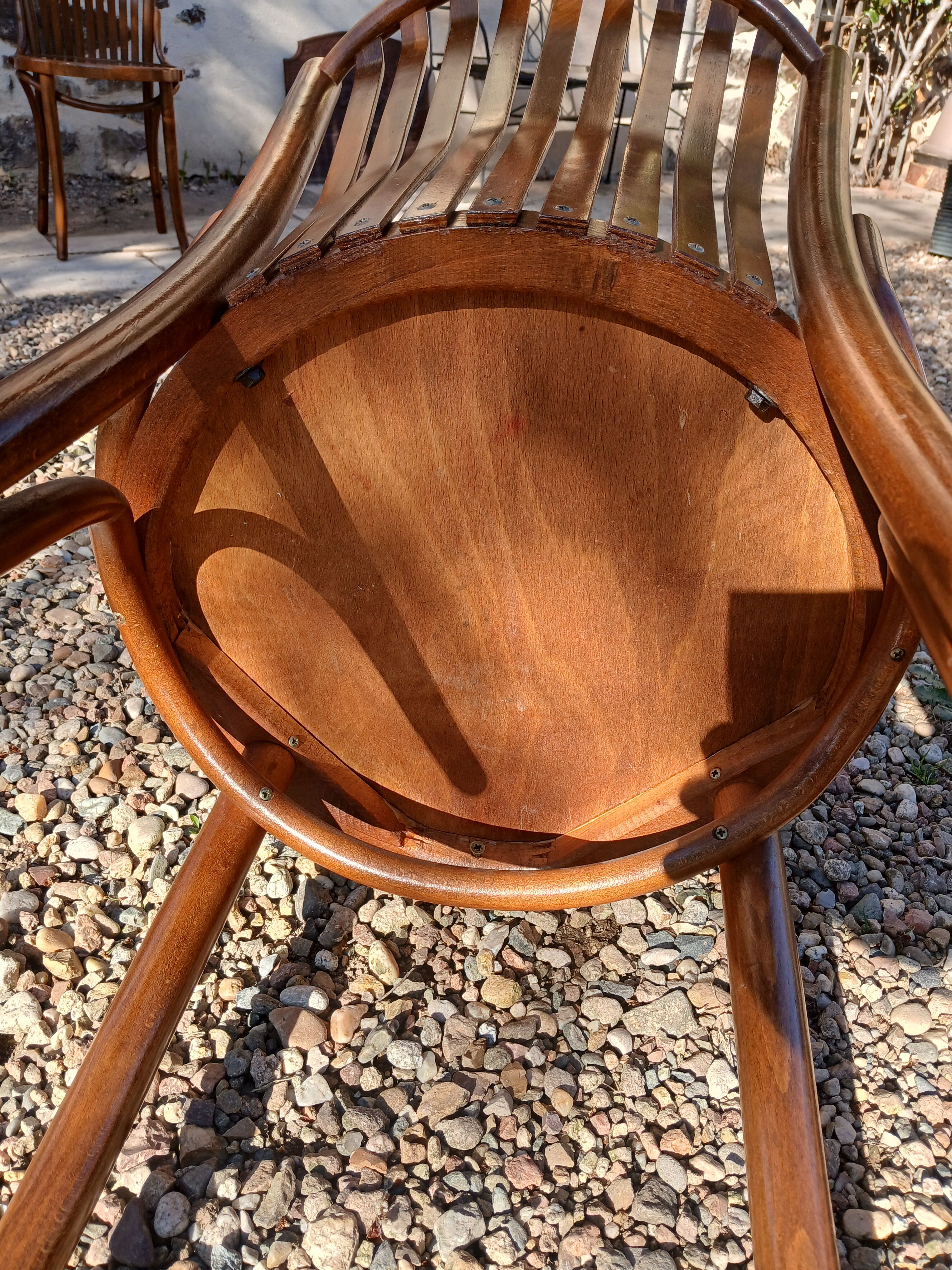 2 Thonet style bistro chairs