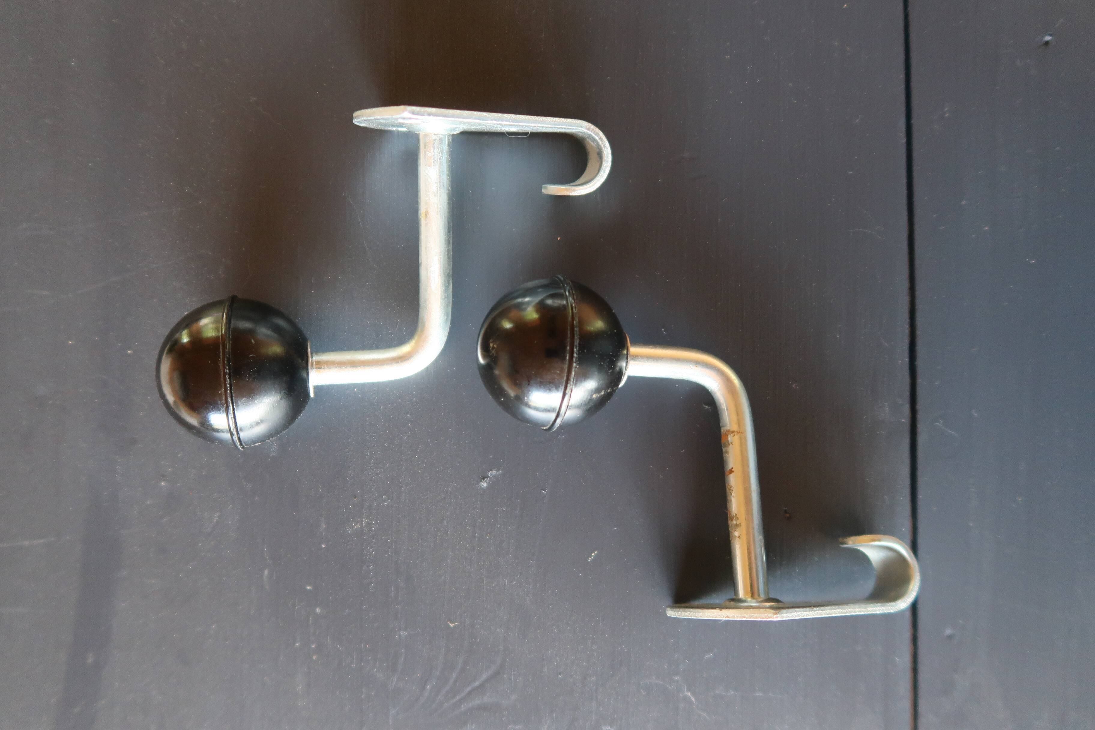 Duo of vintage patères