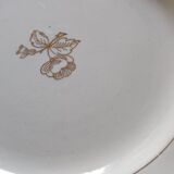 Lot of 6 dessert plates in Sarreguemines earthenware