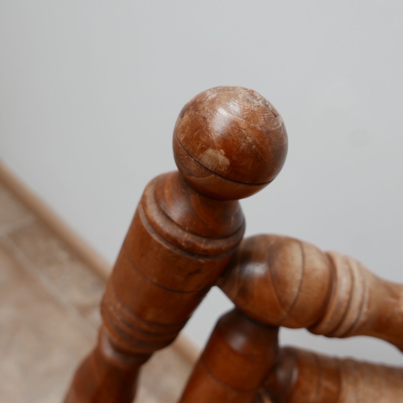 Pair of mid-century French easy lounge chairs