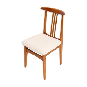 Chaise en Bouclé ivoire