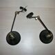 Pair of industrial wall light