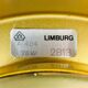 Mid-Century Minimalist Flush Mount/Ceiling Lamp in Glass and Iron from Limburg, Germany, 1960s